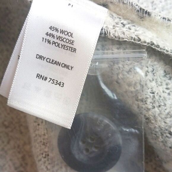 Anthropologie Lucy & Laurel floral wool-blend  jacket whimsigoth fairy sz S - Picture 11 of 11